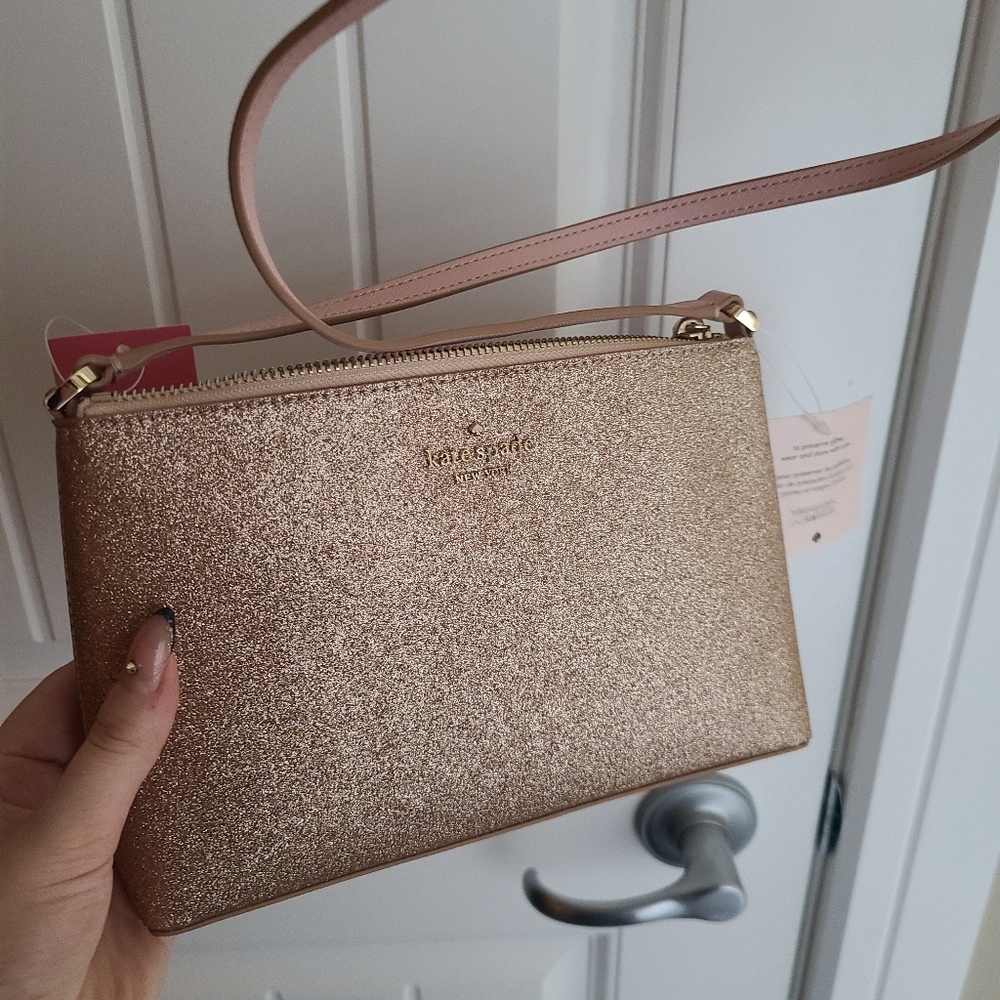 NWT Kate Spade Joeley Rose Gold bag